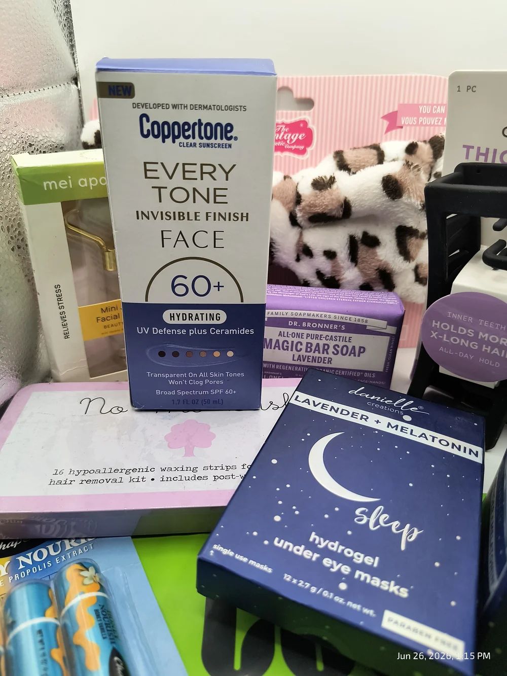 Personal Care Bundle Relax Skincare Face Care Under Eye Mask Hair Soap Wax New